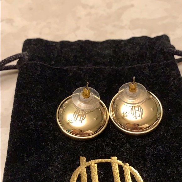 House of Harlow white earrings - Picture 2 of 2